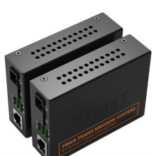 中天通讯/ZT-NET 光纤收发器 . 千兆/百兆单模单纤双纤光电转换器 工程以太网络企业安防监控 千兆单模双纤收发器 20km/台